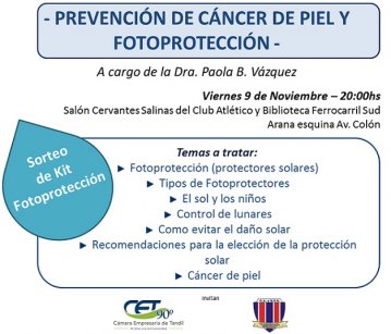 CET / Charla Informativa: Cncer de Piel y Fotoproteccin